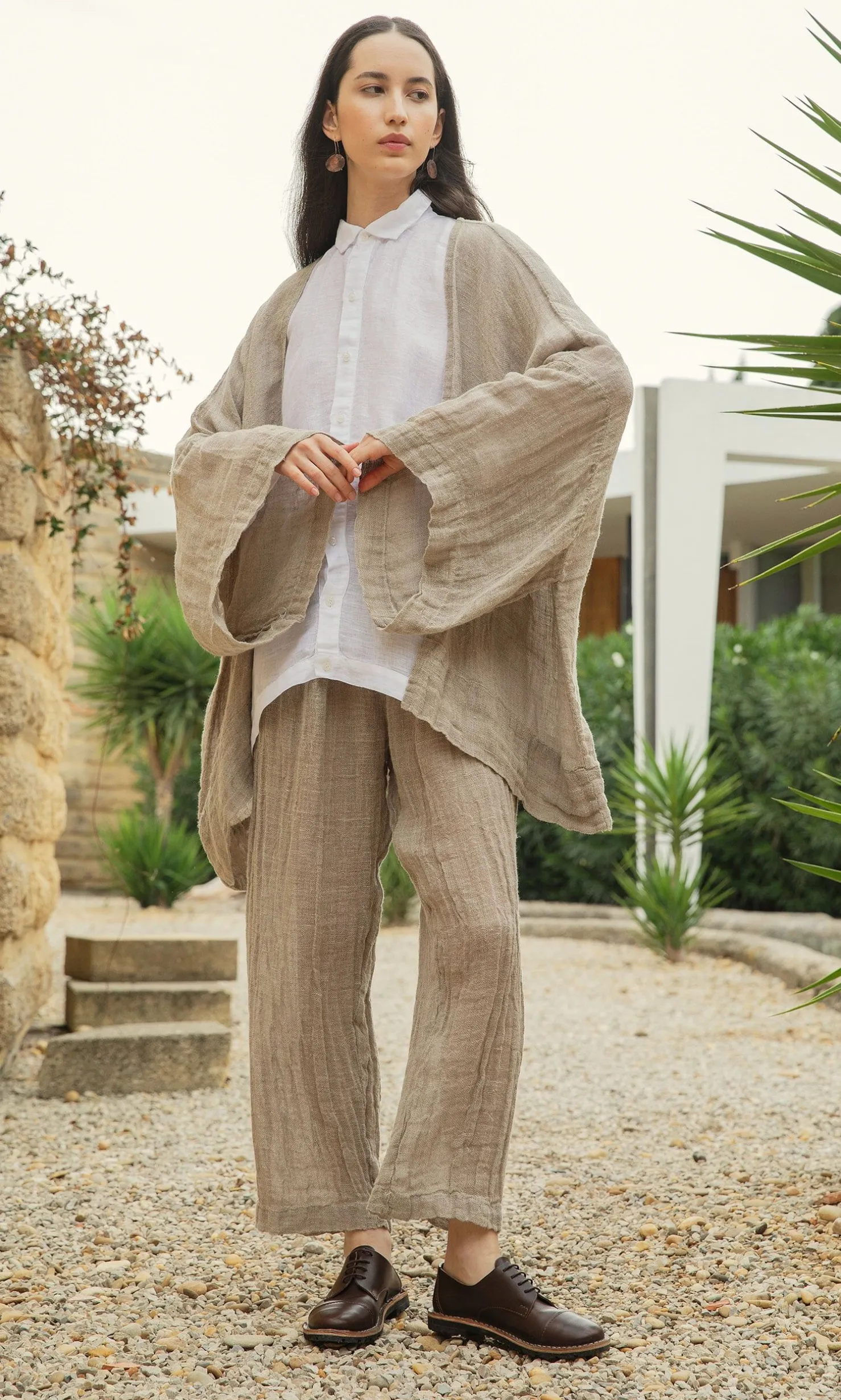 Tinos Linen Shrug