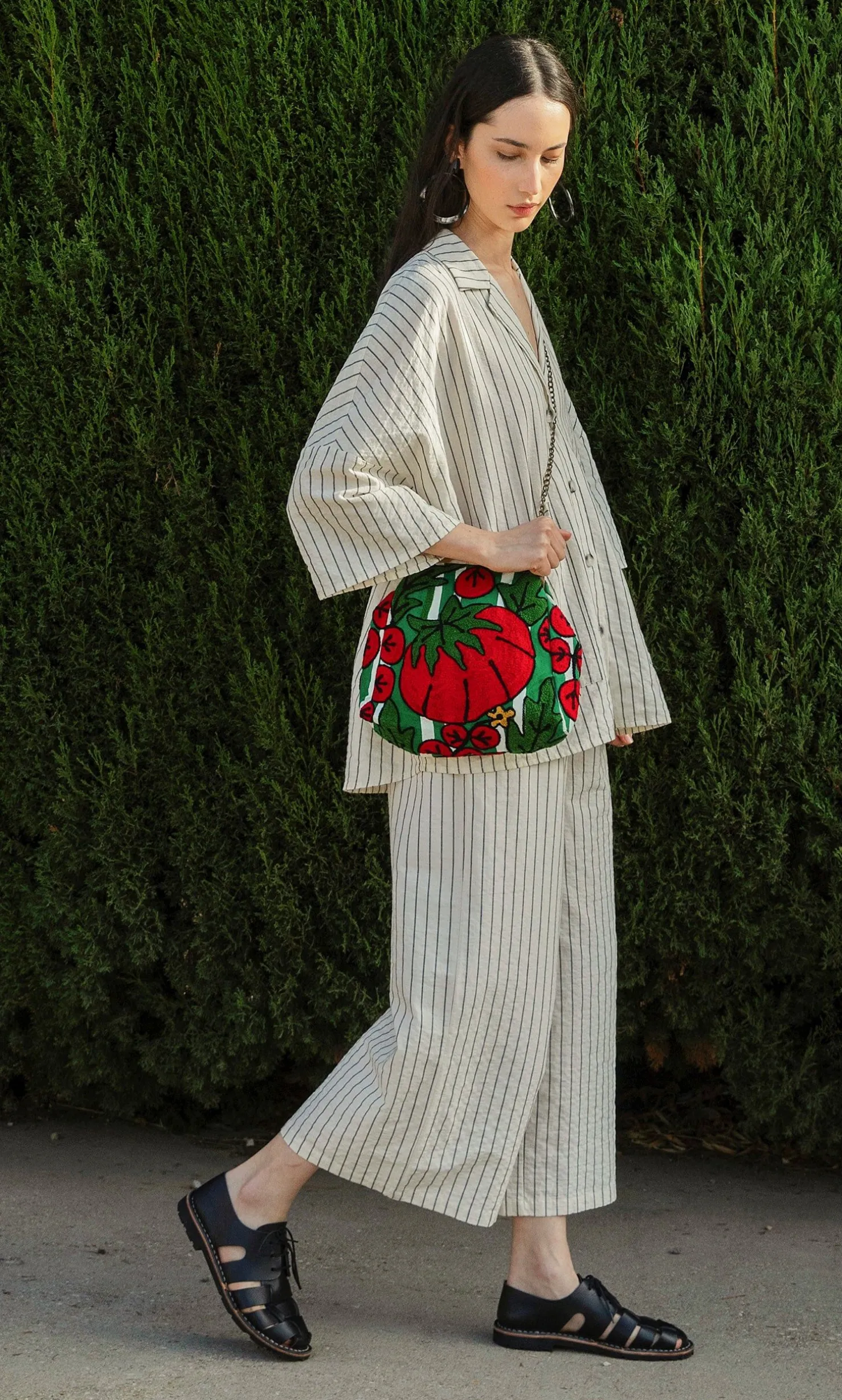 Tomato Clasp Bag