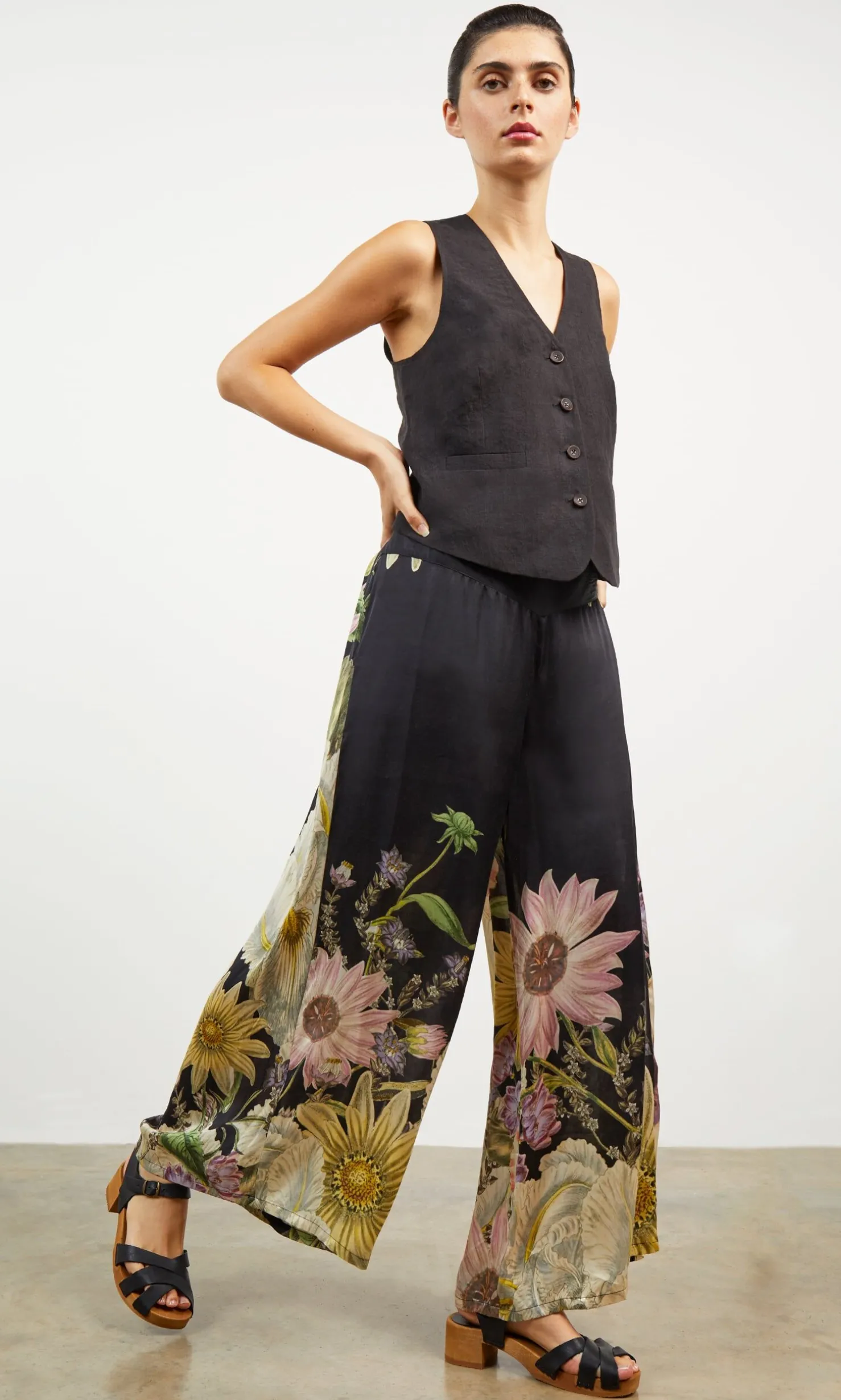 Wide Daisy Pants