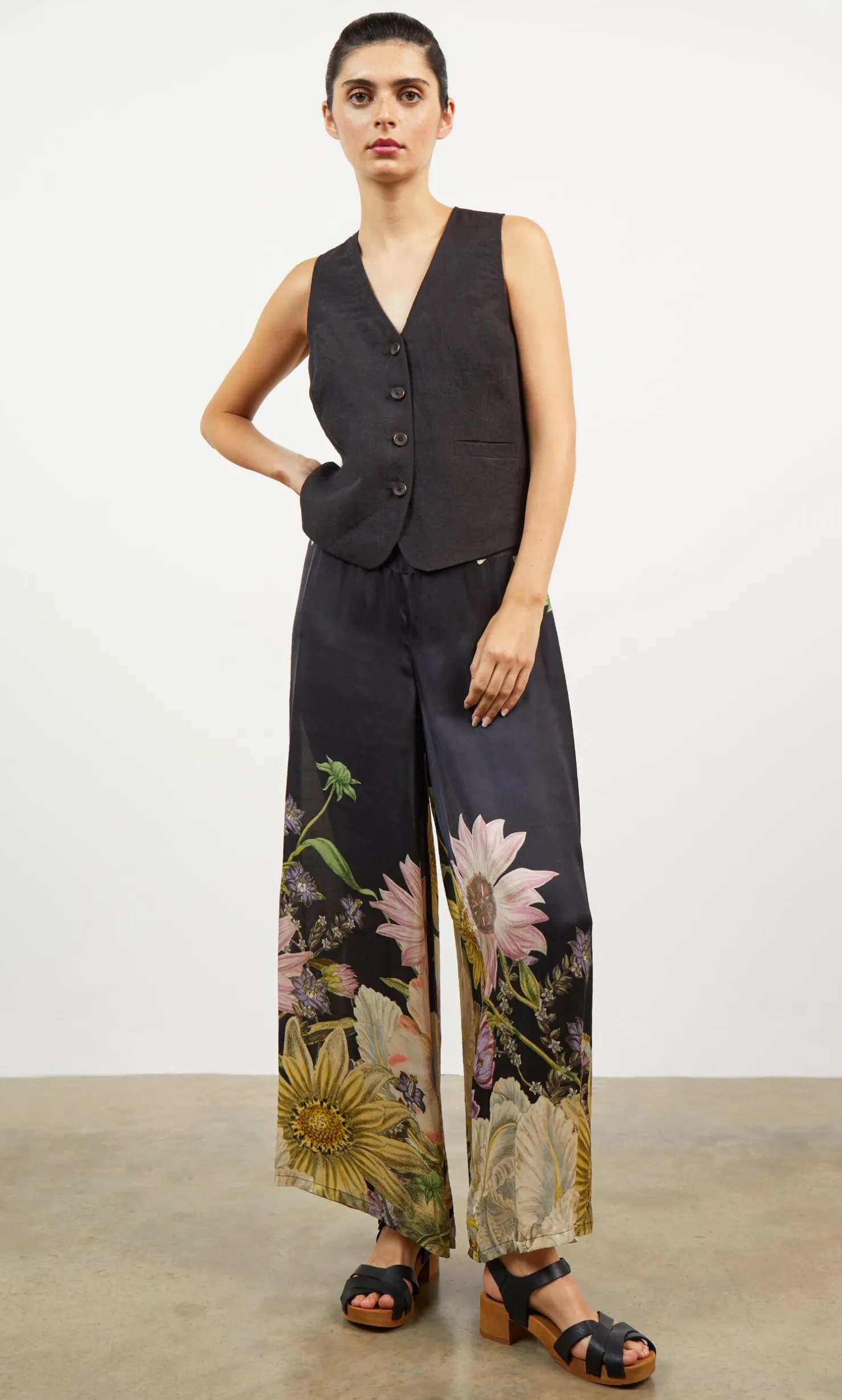 Wide Daisy Pants