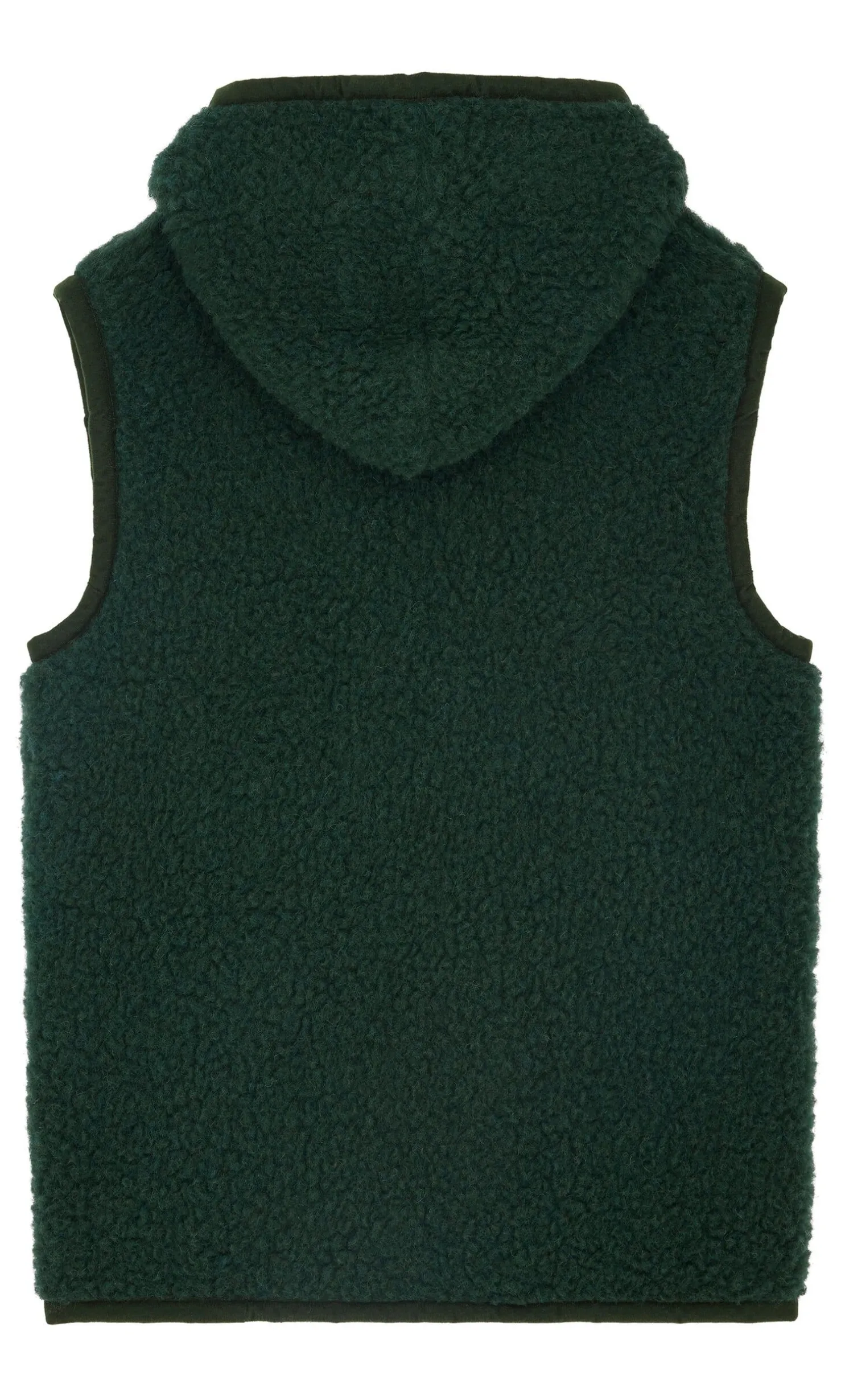 Wool Gilet - Bottle Green