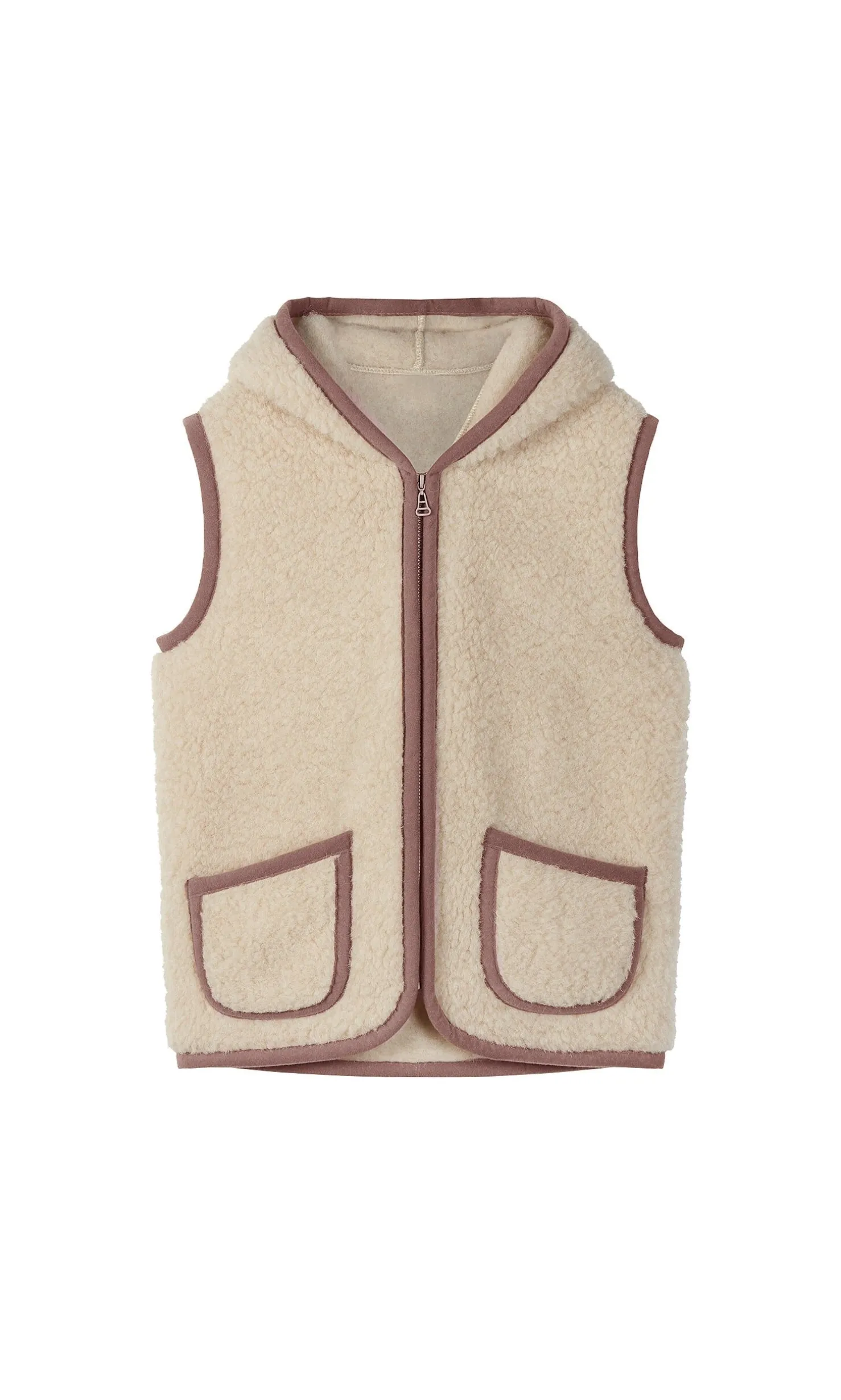 Wool Gilet - Natural