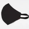 Xl Size Organic Linen Mask - Black